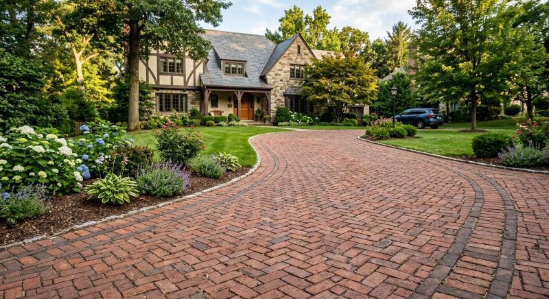 Brick Driveway Paving in Fairfield County, CT