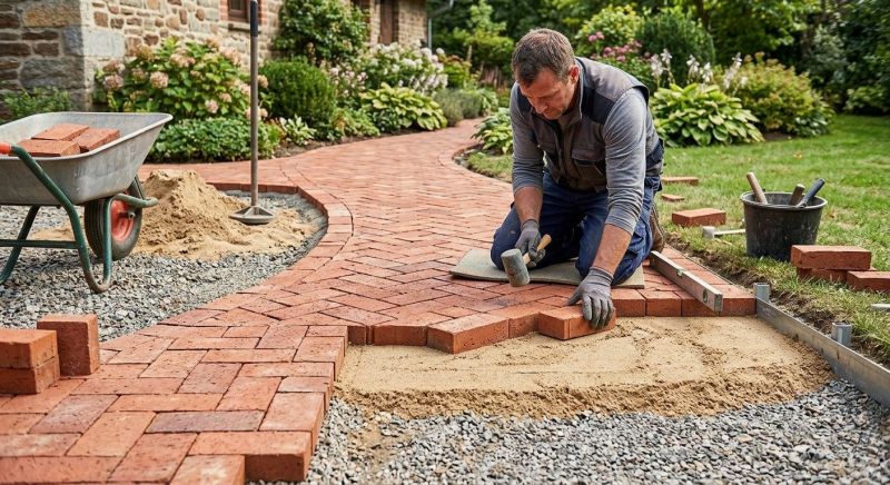 Brick Landscaping Installation in Fairfield County, CT
