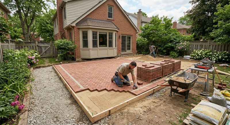 Brick Landscaping Installation in Fairfield County, CT