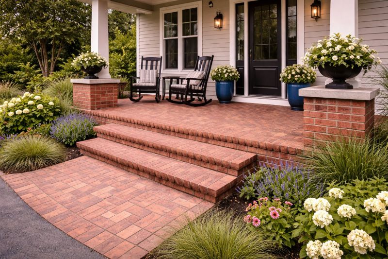 Brick Porch Installation in Fairfield County, CT