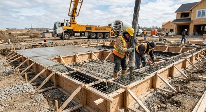 Concrete Basement Pouring in Fredericksburg, VA