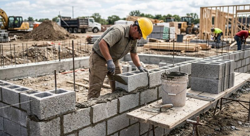 Concrete Blocks Installation in Boston, MA