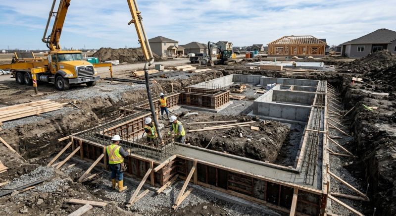Concrete Foundation Pouring in Columbus, OH