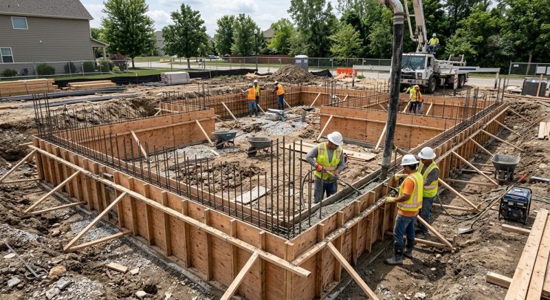 Foundation Construction in Fredericksburg, VA