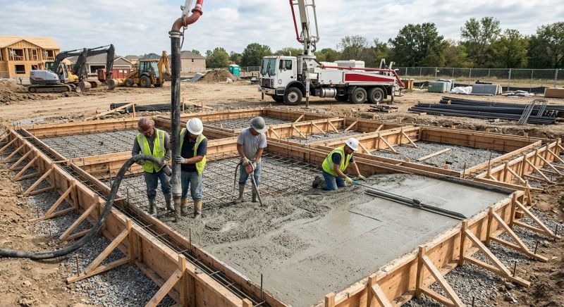 Foundation Wall Pouring in Columbus, OH