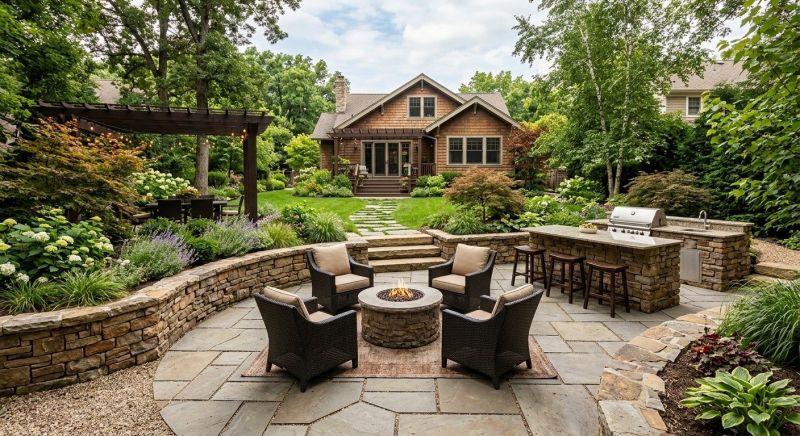 Patio Hardscaping in Boston, MA