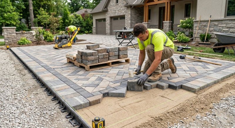 Paver Patio Installation in Boston, MA