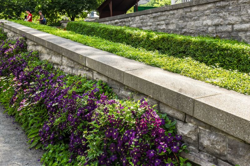 Stone Wall Hardscaping in Boston, MA