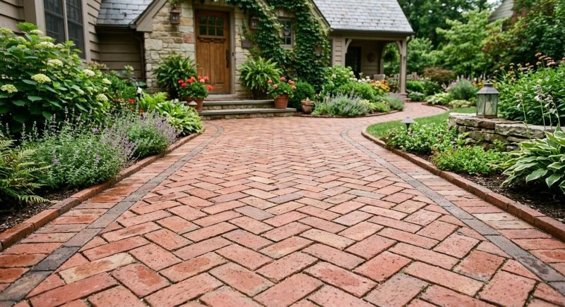 Brick Driveway Paving in Framingham, MA
